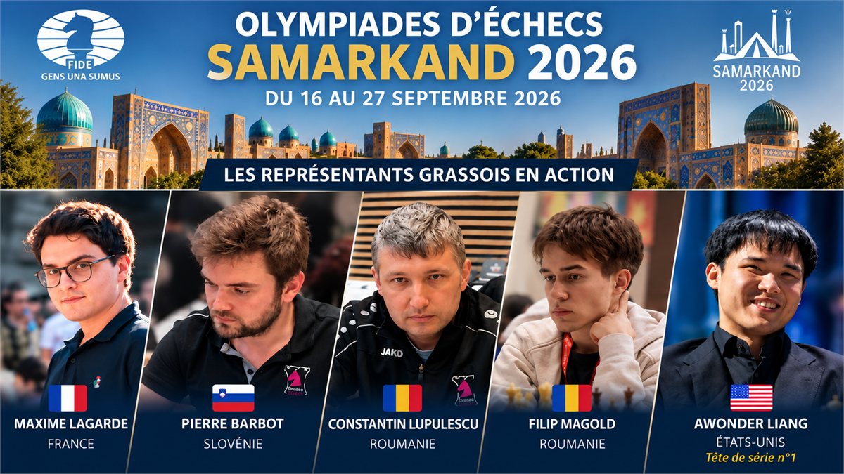 Cinq Grassois aux Olympiades de Samarcande !